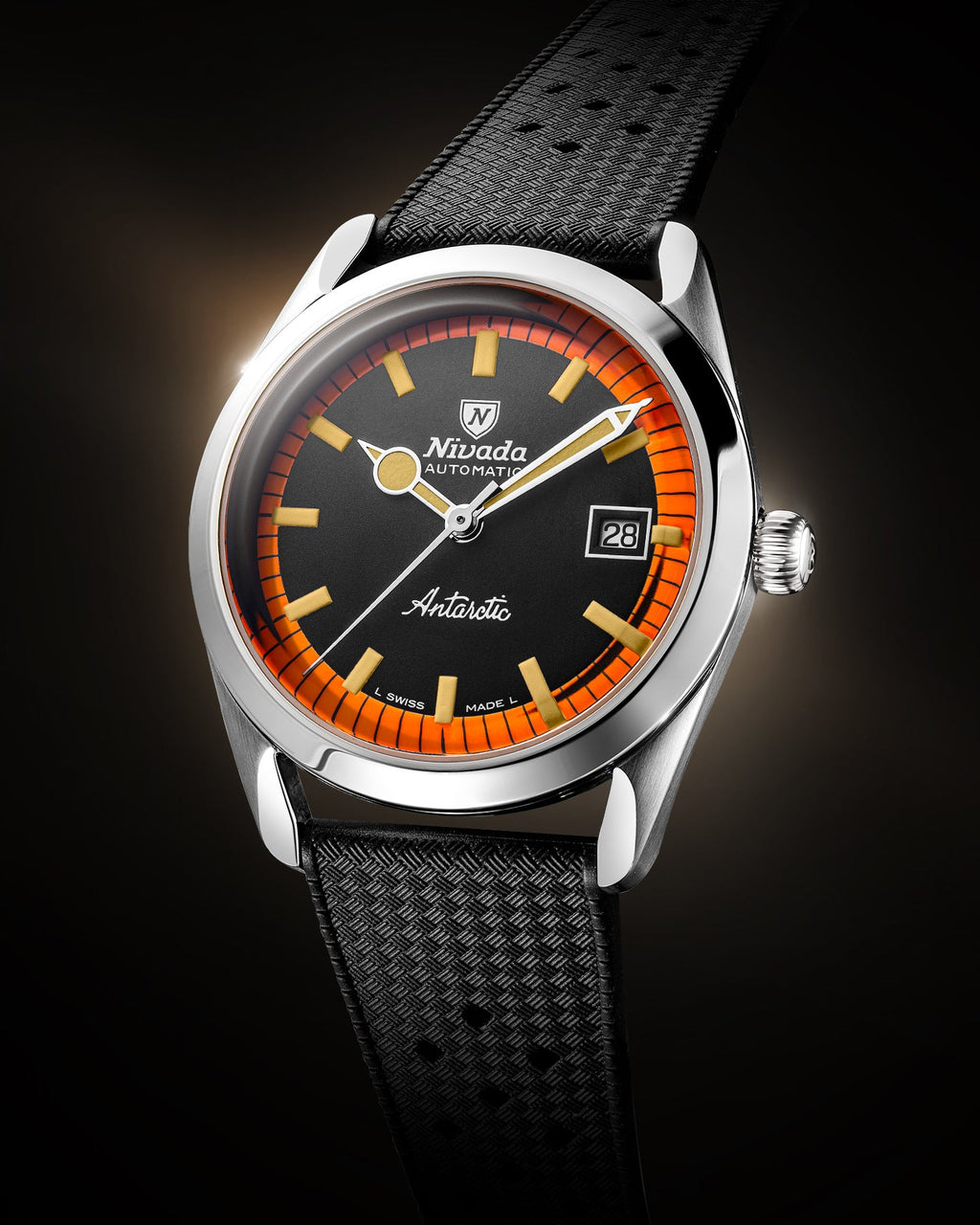 ANTARCTIC BLACK & ORANGE - 38MM