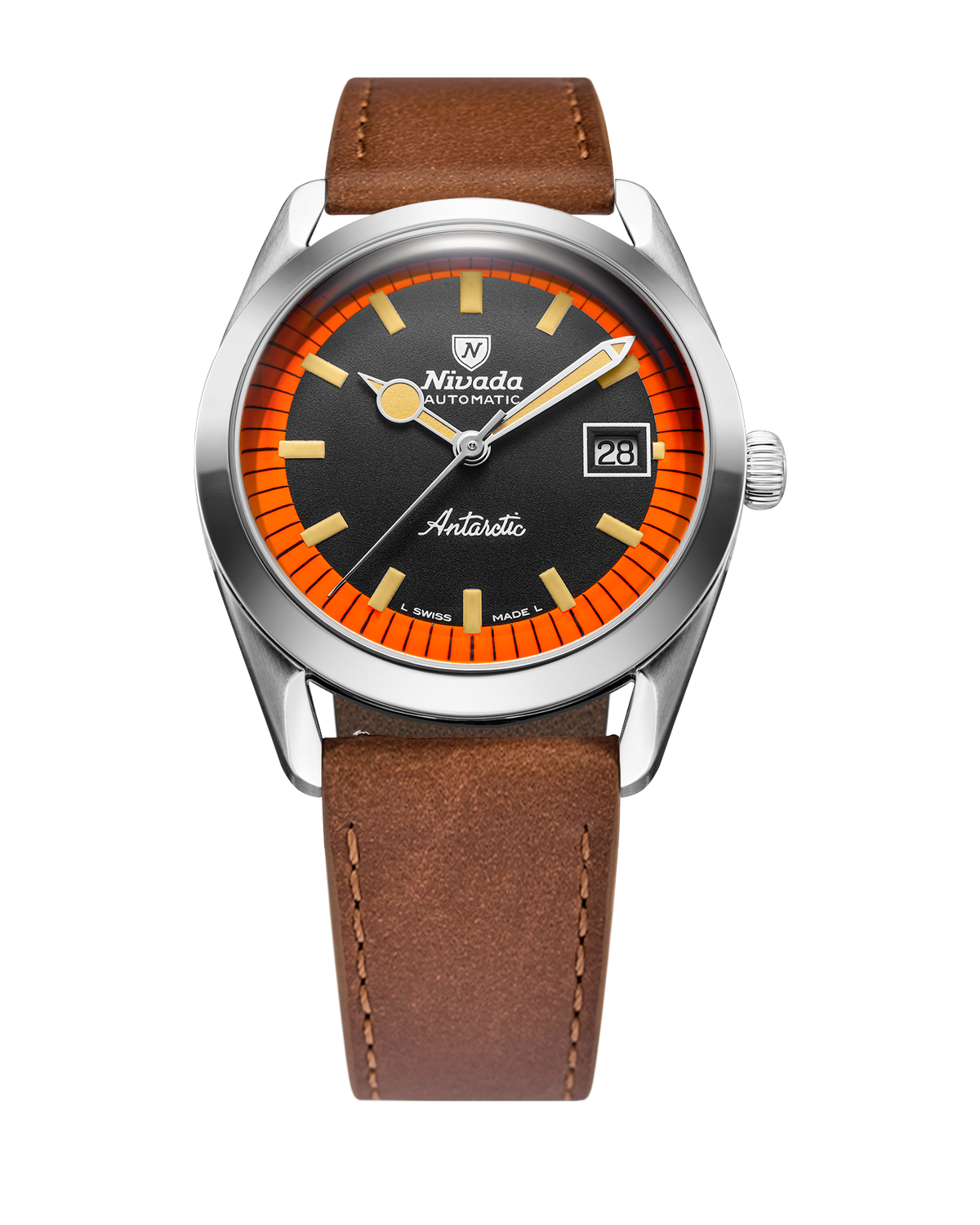 ANTARCTIC BLACK & ORANGE - 38MM